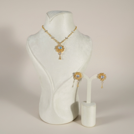 Golden Bloom Necklace Set